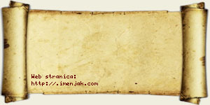 Ignjatije Joksić vizit kartica